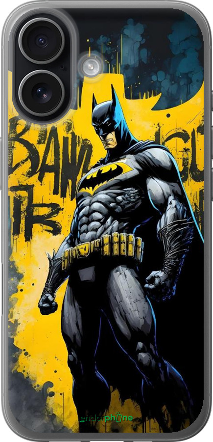 Силиконовый чехол Бетмен для Apple iPhone 17 - 6290u-4031 изображение 