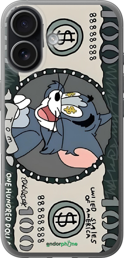 Силиконовый чехол Том и джерри для Apple iPhone 17 - 6291u-4031 изображение 