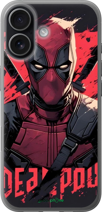 Силиконовый чехол Дедпул для Apple iPhone 17 - 6293u-4031 изображение 