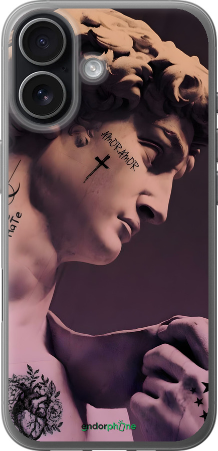 Силиконовый чехол Давид для Apple iPhone 17 - 6302u-4031 изображение 