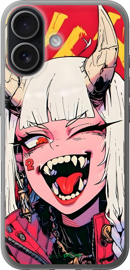 Силіконовий чехол Аніме демон для Apple iPhone 17 - 6308u-4031 изображение 