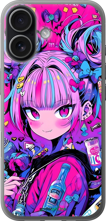 Силиконовый чехол Аниме милаха для Apple iPhone 17 - 6314u-4031 изображение 