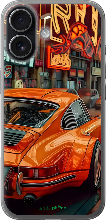 Силиконовый чехол Порше для Apple iPhone 17 - 6334u-4031 изображение 