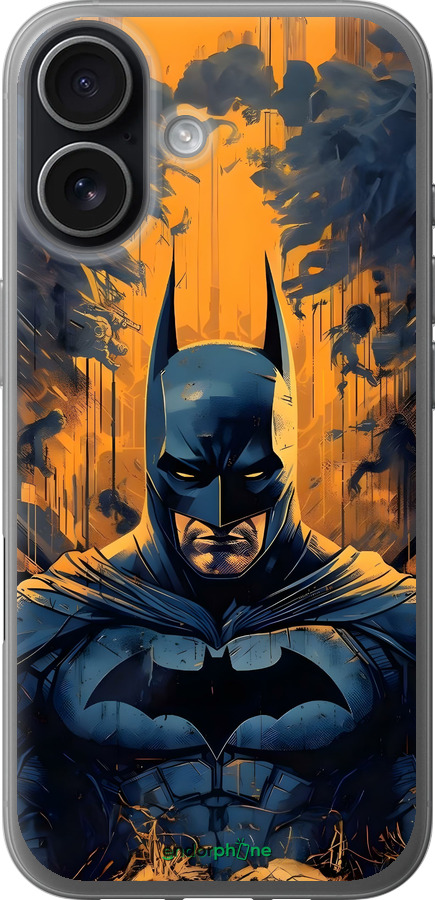 Силиконовый чехол Бэтмен для Apple iPhone 17 - 6335u-4031 изображение 
