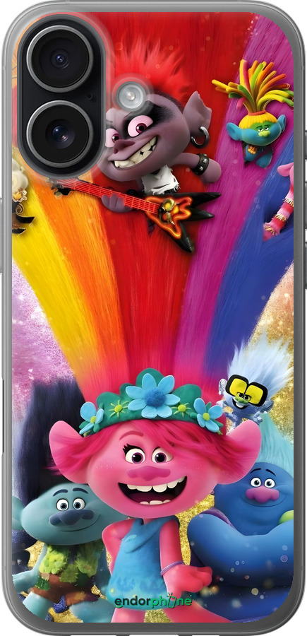 Силіконовий чехол Тролі для Apple iPhone 17 - 6343u-4031 изображение 