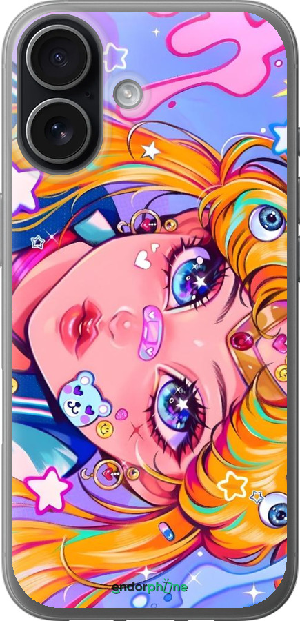 Силиконовый чехол Сейлор Мун 4 для Apple iPhone 17 - 6353u-4031 изображение 