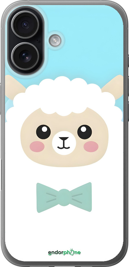 Силиконовый чехол Милый барашек для Apple iPhone 17 - 6355u-4031 изображение 