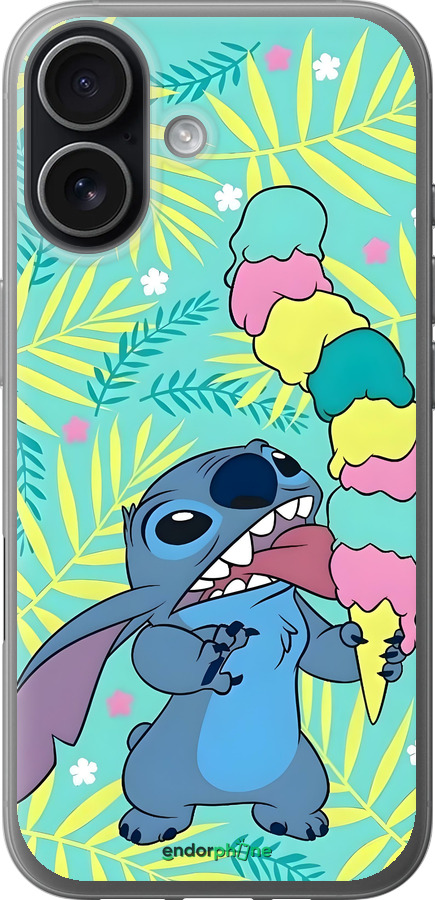 Силиконовый чехол Стич для Apple iPhone 17 - 6361u-4031 изображение 