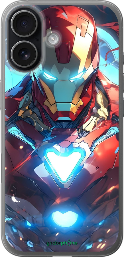 Силіконовий чехол Железный человек для Apple iPhone 17 - 6372u-4031 изображение 