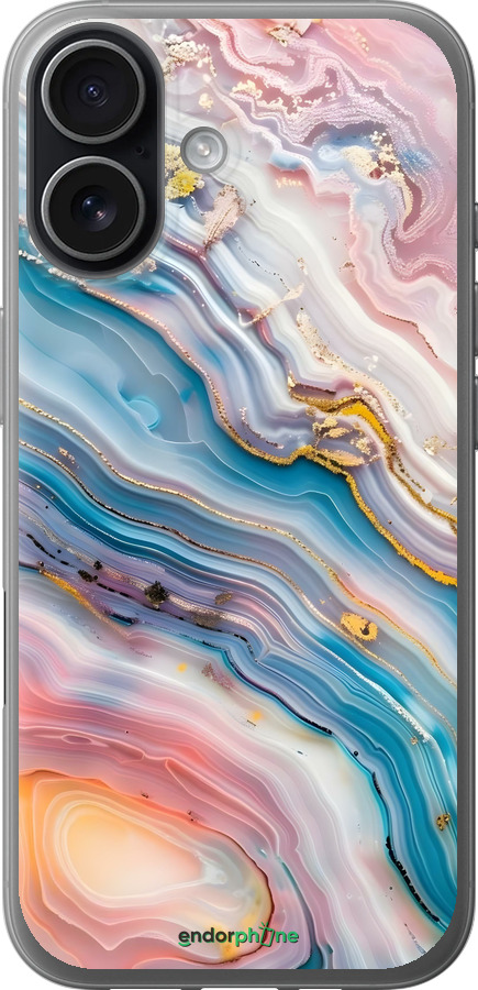 Силіконовий чехол Мрамор красивый для Apple iPhone 17 - 6376u-4031 изображение 
