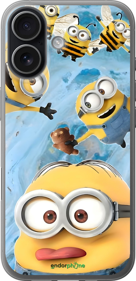 Силиконовый чехол Миньоны для Apple iPhone 17 - 6386u-4031 изображение 