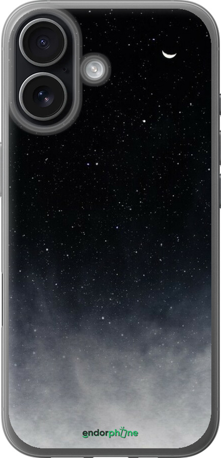 Силиконовый чехол Сині хмари, Синій місяць для Apple iPhone 17 - 6396u-4031 изображение 