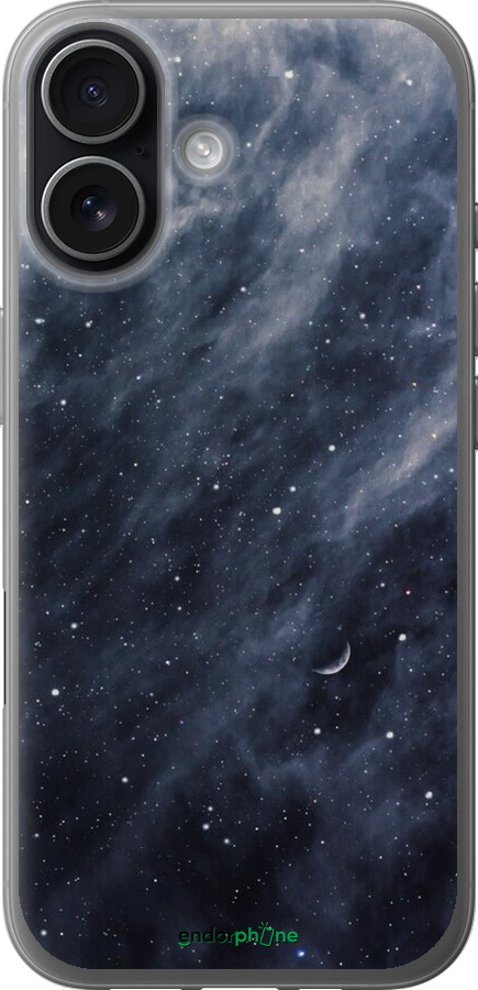 Силиконовый чехол Голубые облака, Голубая луна для Apple iPhone 17 - 6398u-4031 изображение 