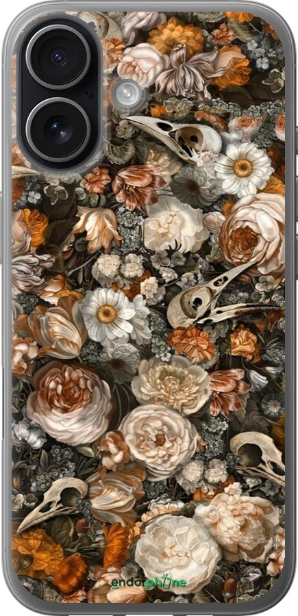 Силиконовый чехол В стиле барокко-мрачный для Apple iPhone 17 - 6404u-4031 изображение 