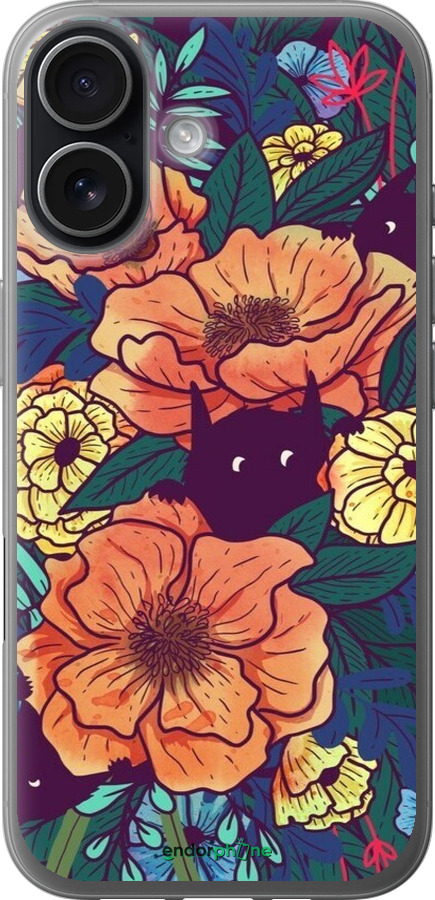 Силиконовый чехол С изображением полевых цветов для Apple iPhone 17 - 6419u-4031 изображение 