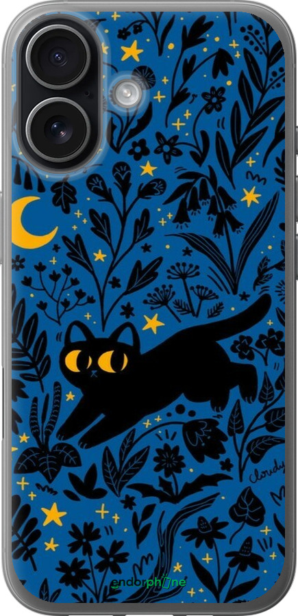 Силиконовый чехол Летняя ночь для Apple iPhone 17 - 6472u-4031 изображение 