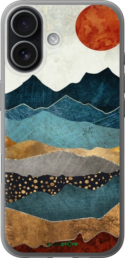 Силиконовый чехол Янтарный закат для Apple iPhone 17 - 6475u-4031 изображение 