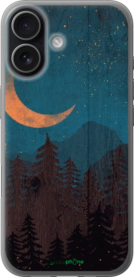 Силіконовий чехол Зоряний ліс для Apple iPhone 17 - 6480u-4031 изображение 
