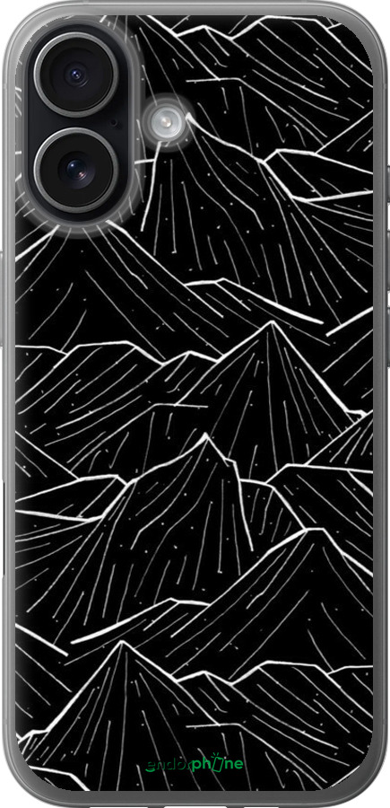 Силиконовый чехол С изображением Темных гор для Apple iPhone 17 - 6489u-4031 изображение 