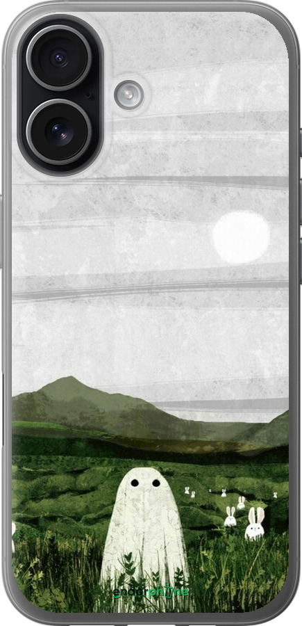 Силиконовый чехол Привидение для Apple iPhone 17 - 6492u-4031 изображение 