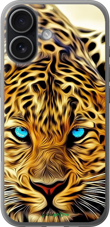 Силиконовый чехол Леопард для Apple iPhone 17 - 6611u-4031 изображение 