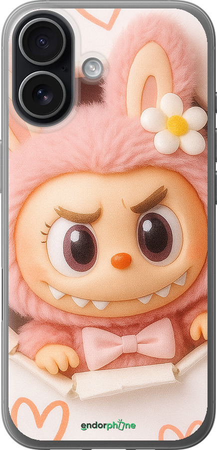 Силиконовый чехол Лабубу 2 для Apple iPhone 17 - 6710u-4031 изображение 