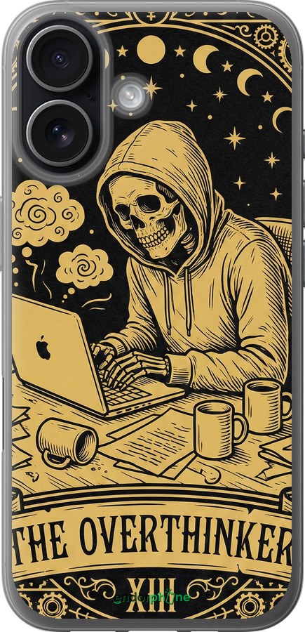 Силіконовий чехол The Overthinker для Apple iPhone 17 - 6774u-4031 изображение 
