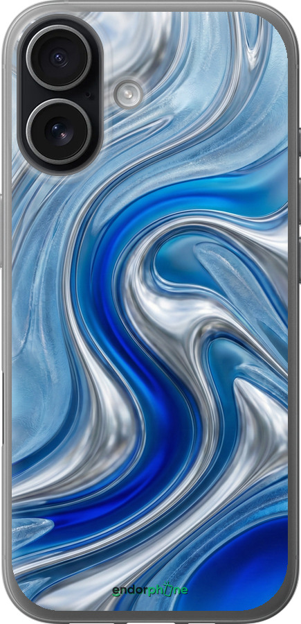 Силиконовый чехол Liquid Chrome для Apple iPhone 17 - 6781u-4031 изображение 