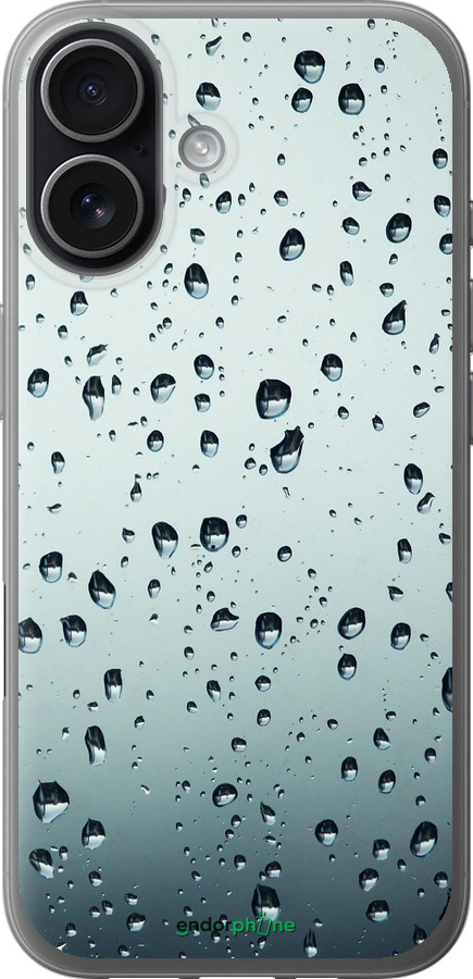 Силиконовый чехол Стекло в каплях для Apple iPhone 17 - 848u-4031 изображение 