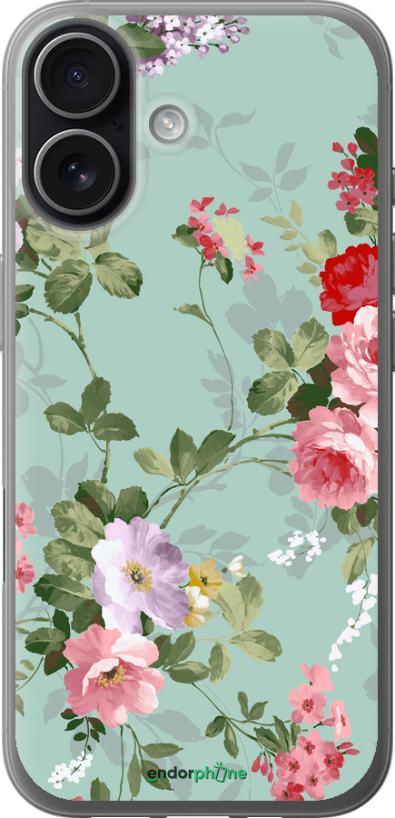 Силиконовый чехол Цветочные обои 2 для Apple iPhone 17 - 862u-4031 изображение 