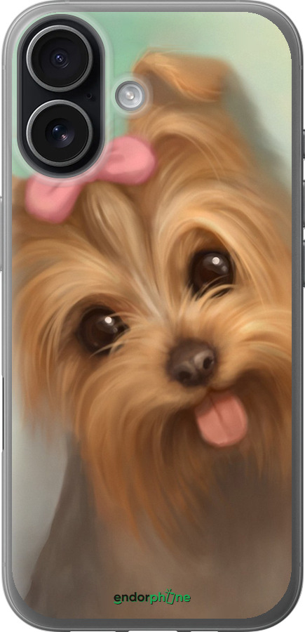 Силіконовий чехол Намальований йоркширський тер'єр для Apple iPhone 17 - 928u-4031 изображение 