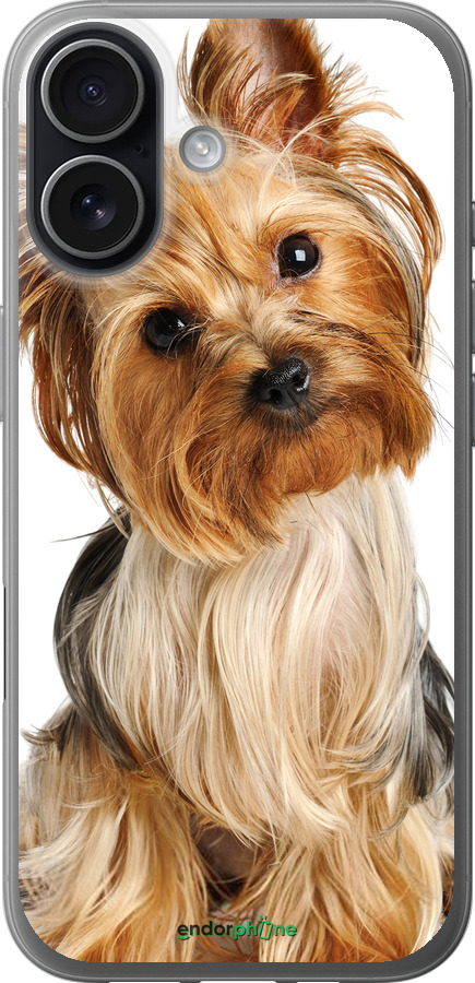 Силиконовый чехол Йоркширский терьер с хвостиком для Apple iPhone 17 - 930u-4031 изображение 