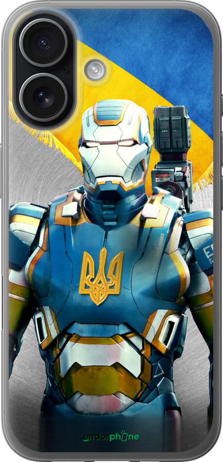 Силиконовый чехол Украинский киборг для Apple iPhone 17 - 980u-4031 изображение 