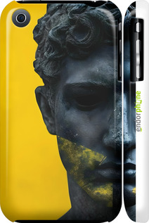 3D пластиковый матовый чехол Статуя арт для Apple iPhone 3Gs - 6330m-34 изображение 
