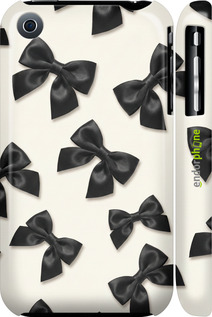 3D пластиковый матовый чехол 'Dark Coquette' для iPhone 3Gs изображение 1