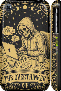 3D пластиковый матовый чехол The Overthinker для Apple iPhone 3Gs - 6774m-34 изображение 