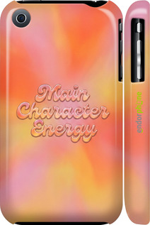 3D пластиковый матовый чехол Aura Gradient Main Character Energy Aesthetic Y2K для Apple iPhone 3Gs - 6783m-34 изображение 