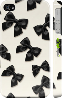 3D пластиковый глянцевый чехол 'Dark Coquette' для iPhone 4 изображение 1