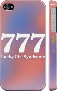 3D пластиковый глянцевый чехол 'Aesthetic Aura Gradient 777 Lucky Energy' для iPhone 4 изображение 3