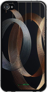 2D пластиковый чехол Симфония для Apple iPhone 4s - 5835t-12 изображение 
