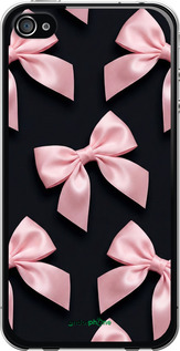 2D пластиковий чехол Coquette Ribbons Dark Coquette для Apple iPhone 4 - 6767t-15 изображение 