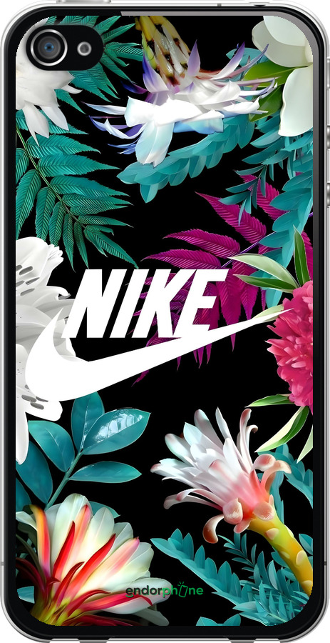 2D пластиковий чехол Nike для Apple iPhone 4 - 6378t-15 изображение 
