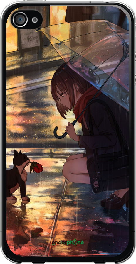 2D пластиковий чехол Anime для Apple iPhone 4 - 6609t-15 изображение 