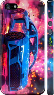 3D пластиковий матовий чехол Ауди для Apple iPhone 5 - 6286m-18 изображение 