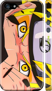 3D пластиковый глянцевый чехол Наруто 2 для Apple iPhone 5s - 6297c-21 изображение 