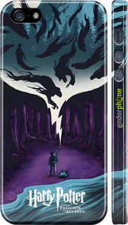 3D пластиковий матовий чехол Гаррі Поттер 2 для Apple iPhone 5 - 6337m-18 изображение 