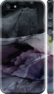 3D пластиковый матовый чехол Абстракция искусство для Apple iPhone 5s - 6434m-21 изображение 