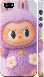 3D пластиковый матовый чехол Лабубу для Apple iPhone 5s - 6708m-21 изображение 