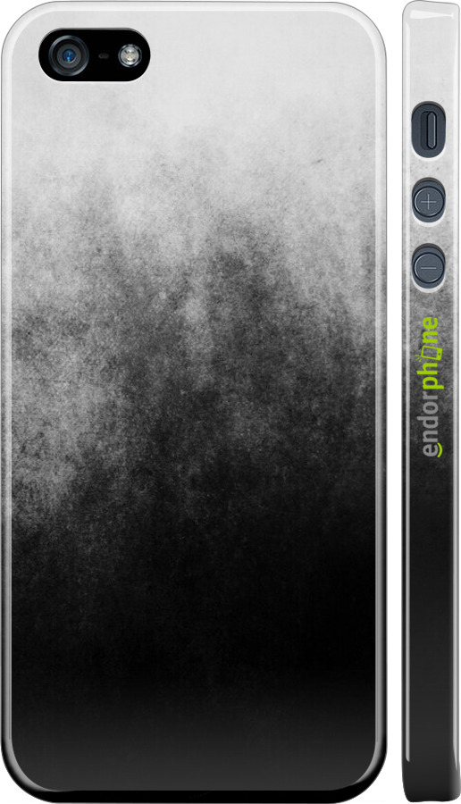 3D пластиковий матовий чехол Абстрактна композиція у сірих тонах для Apple iPhone 5 - 6477m-18 изображение 