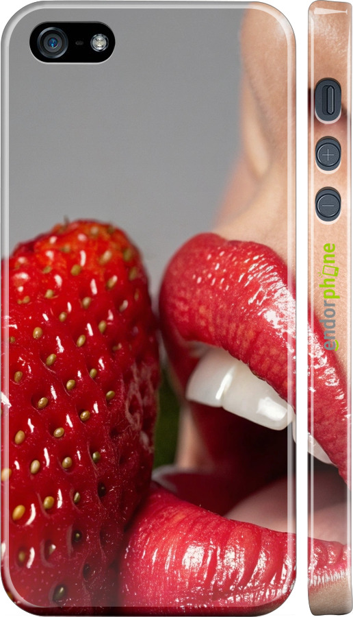 3D пластиковый матовый чехол Наслаждение для Apple iPhone 5s - 6701m-21 изображение 